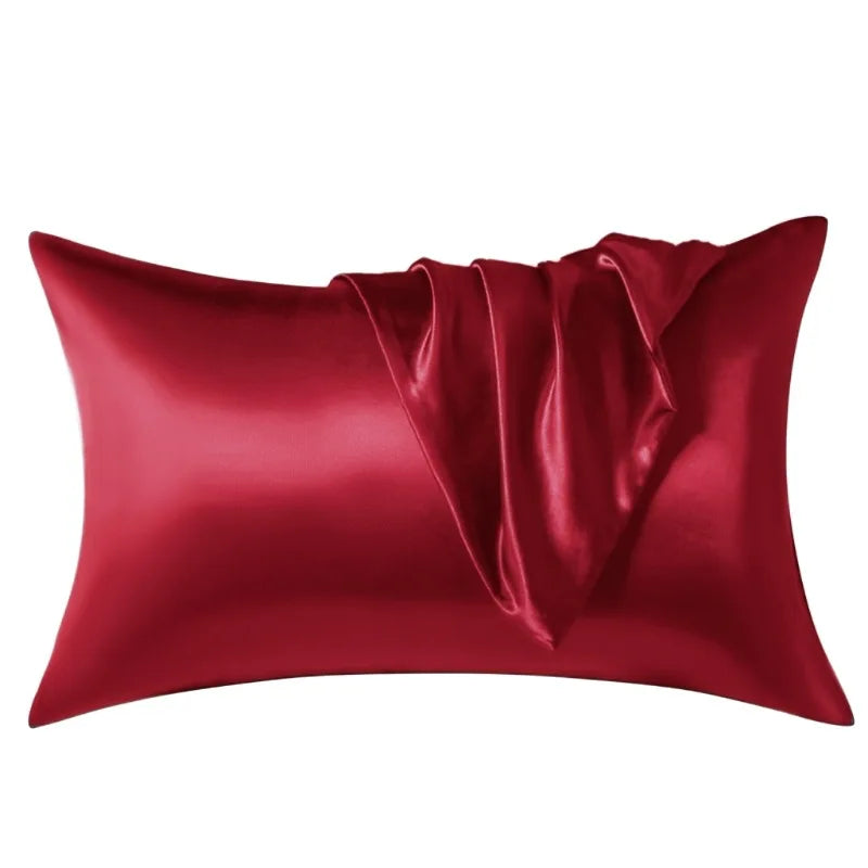 satin kissenbezug 40x80 cm