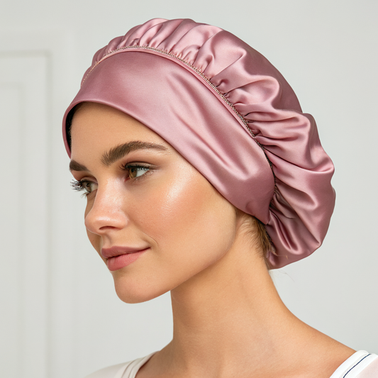 seidenhaube haare schlafen