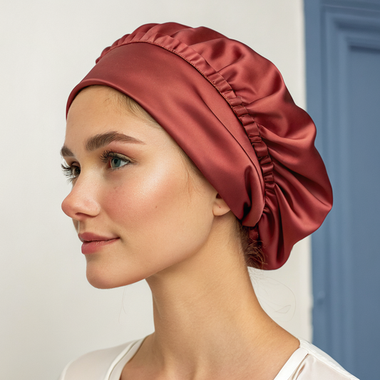 seidenhaube für haare zum schlafen