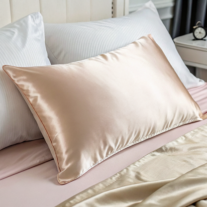 satin kissenbezug haare